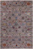 Peshawar Handmade Wool Rug - 6' 6" X 9' 8" - Golden Nile