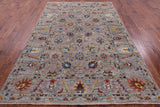 Peshawar Handmade Wool Rug - 6' 6" X 9' 8" - Golden Nile