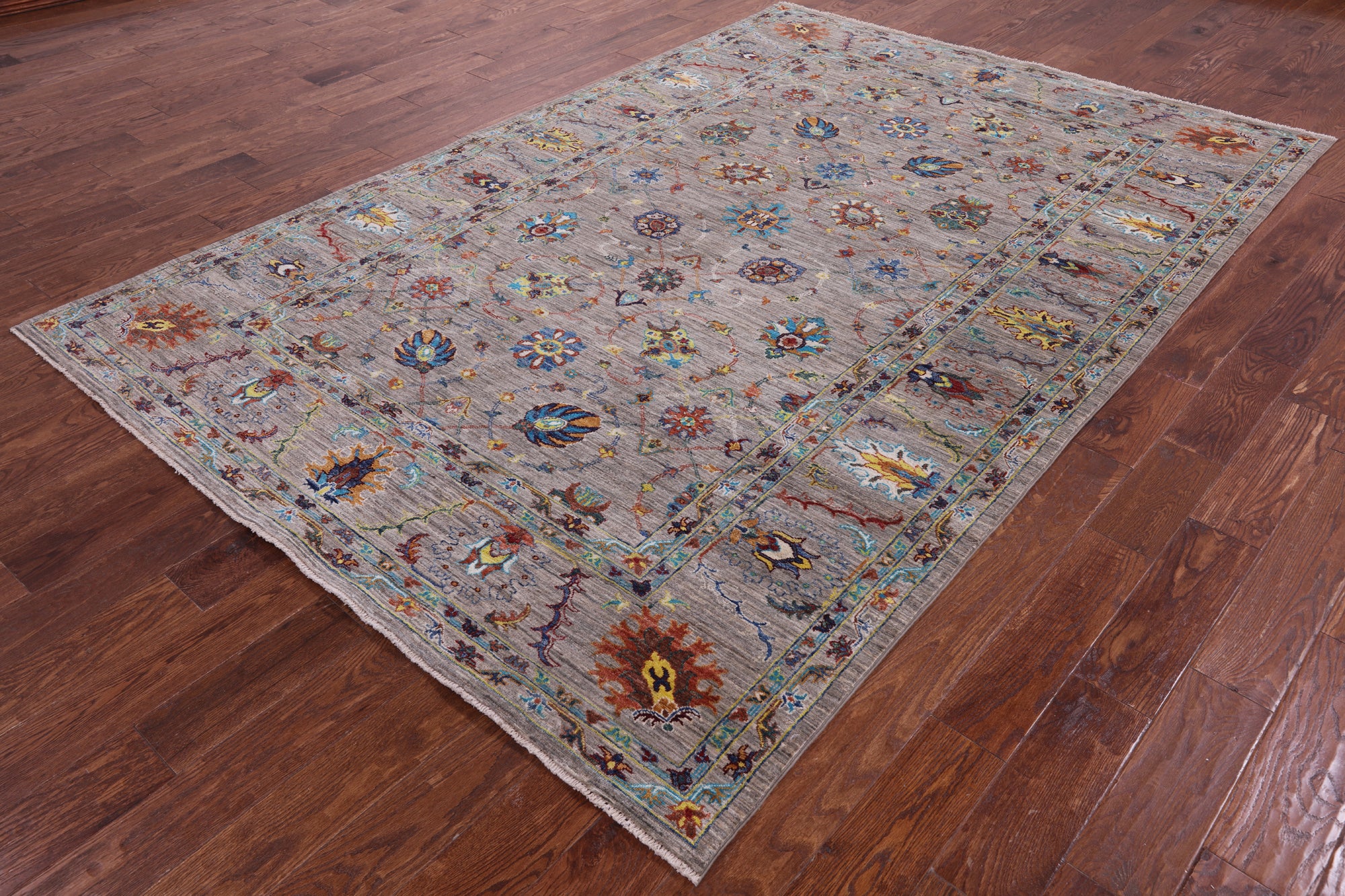 Peshawar Handmade Wool Rug - 6' 6" X 9' 8" - Golden Nile