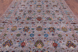 Peshawar Handmade Wool Rug - 8' 9" X 12' 1" - Golden Nile