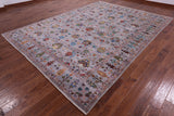 Peshawar Handmade Wool Rug - 8' 9" X 12' 1" - Golden Nile