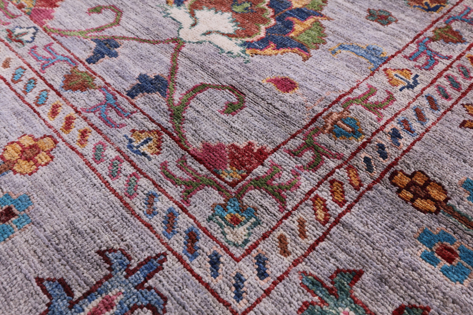 Peshawar Handmade Wool Rug - 8' 9" X 12' 1" - Golden Nile