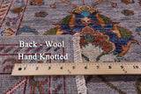 Peshawar Handmade Wool Rug - 8' 9" X 12' 1" - Golden Nile