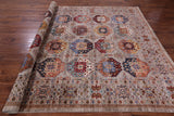 Turkmen Ersari Hand Knotted Wool Rug - 8' 0" X 11' 6" - Golden Nile