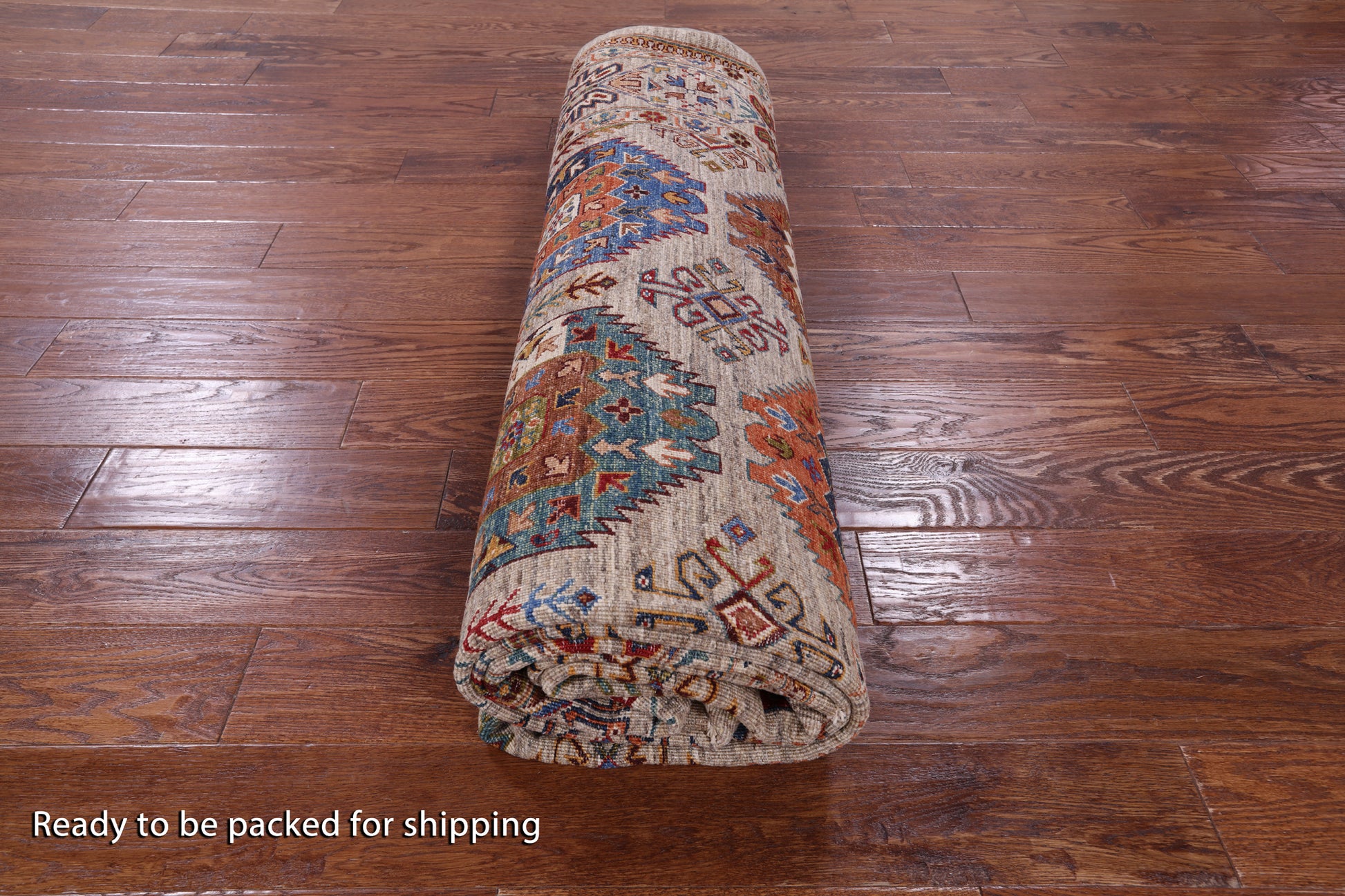 Turkmen Ersari Hand Knotted Wool Rug - 8' 0" X 11' 6" - Golden Nile