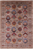 Turkmen Ersari Hand Knotted Wool Rug - 8' 0" X 11' 6" - Golden Nile