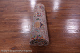 Grey Peshawar Hand Knotted Wool Rug - 8' 11" X 12' 4" - Golden Nile