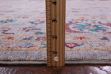 Grey Peshawar Hand Knotted Wool Rug - 8' 11" X 12' 4" - Golden Nile