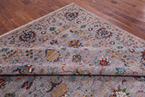 Grey Peshawar Hand Knotted Wool Rug - 8' 11" X 12' 4" - Golden Nile