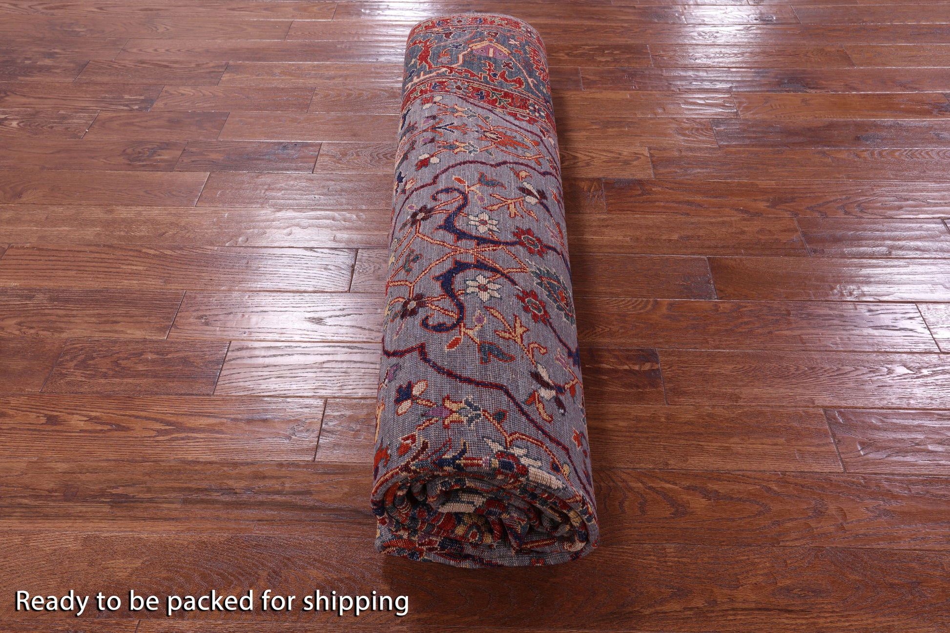 Persian Fine Serapi Handmade Wool Rug - 8' 10" X 11' 11" - Golden Nile