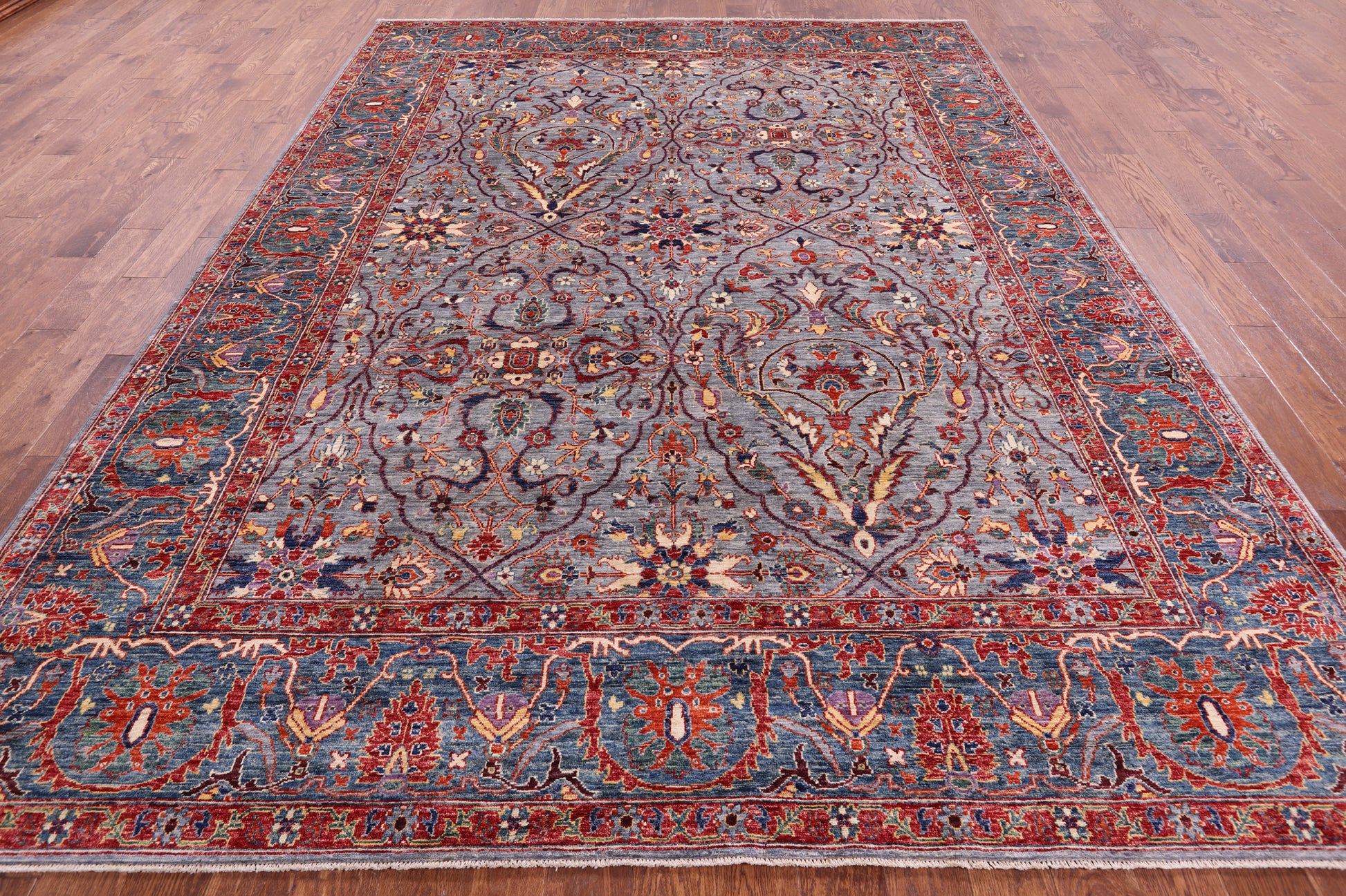 Persian Fine Serapi Handmade Wool Rug - 8' 10" X 11' 11" - Golden Nile