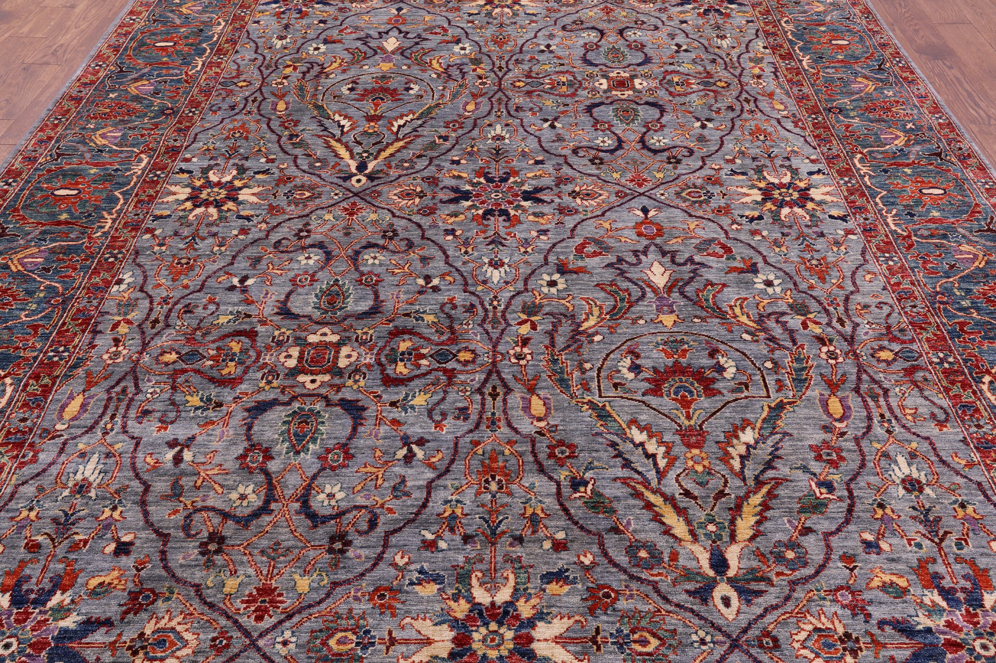 Persian Fine Serapi Handmade Wool Rug - 8' 10" X 11' 11" - Golden Nile