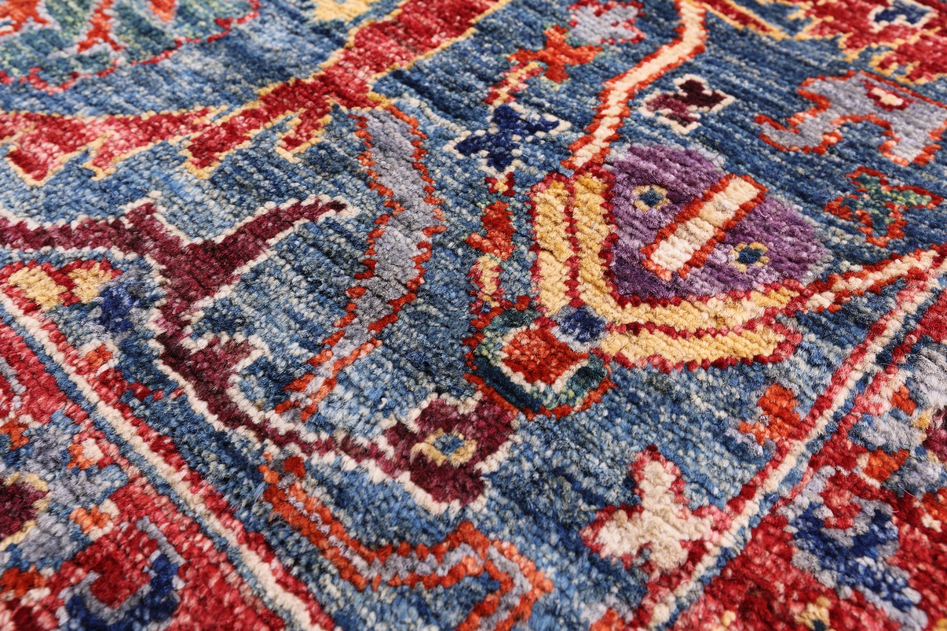 Persian Fine Serapi Handmade Wool Rug - 8' 10" X 11' 11" - Golden Nile