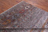 Khorjin Persian Gabbeh Hand Knotted Wool Rug - 8' 10" X 11' 10" - Golden Nile