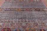 Khorjin Persian Gabbeh Hand Knotted Wool Rug - 8' 10" X 11' 10" - Golden Nile
