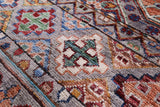 Khorjin Persian Gabbeh Hand Knotted Wool Rug - 8' 10" X 11' 10" - Golden Nile
