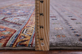 Khorjin Persian Gabbeh Hand Knotted Wool Rug - 8' 10" X 11' 10" - Golden Nile