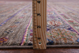 Khorjin Persian Gabbeh Hand Knotted Wool Rug - 6' 7" X 9' 6" - Golden Nile