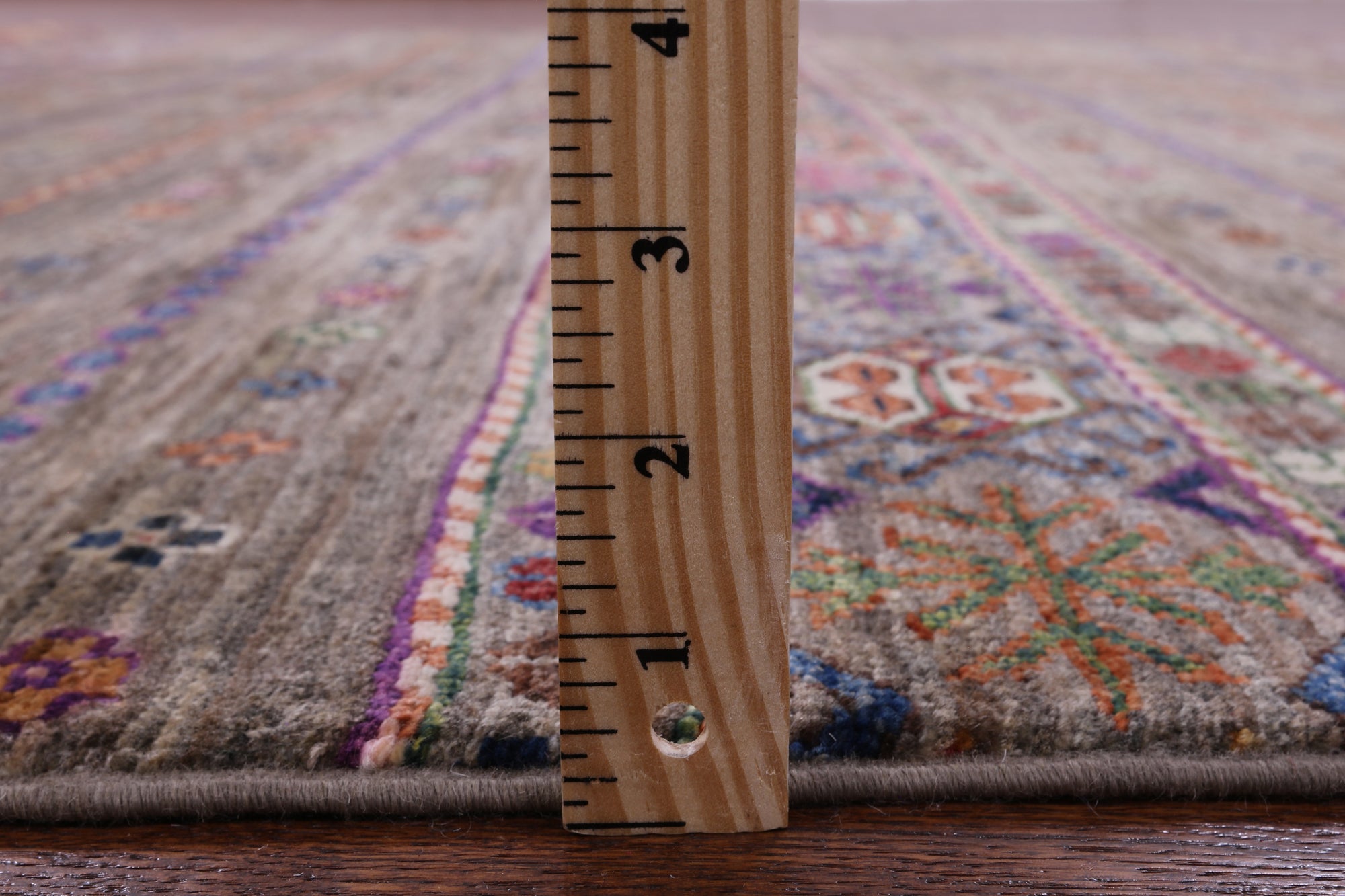 Khorjin Persian Gabbeh Hand Knotted Wool Rug - 6' 7" X 9' 6" - Golden Nile