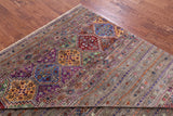 Khorjin Persian Gabbeh Hand Knotted Wool Rug - 6' 7" X 9' 6" - Golden Nile