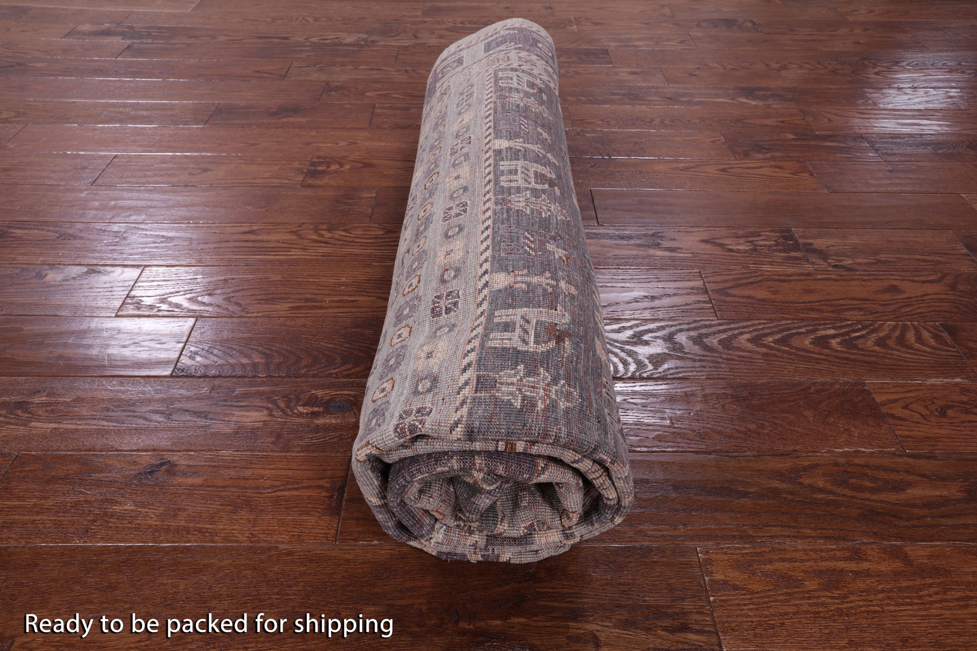 Tribal Persian Gabbeh Handmade Wool Rug - 6' 9" X 9' 11" - Golden Nile