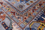 Turkmen Ersari Hand Knotted Wool Rug - 6' 10" X 9' 5" - Golden Nile