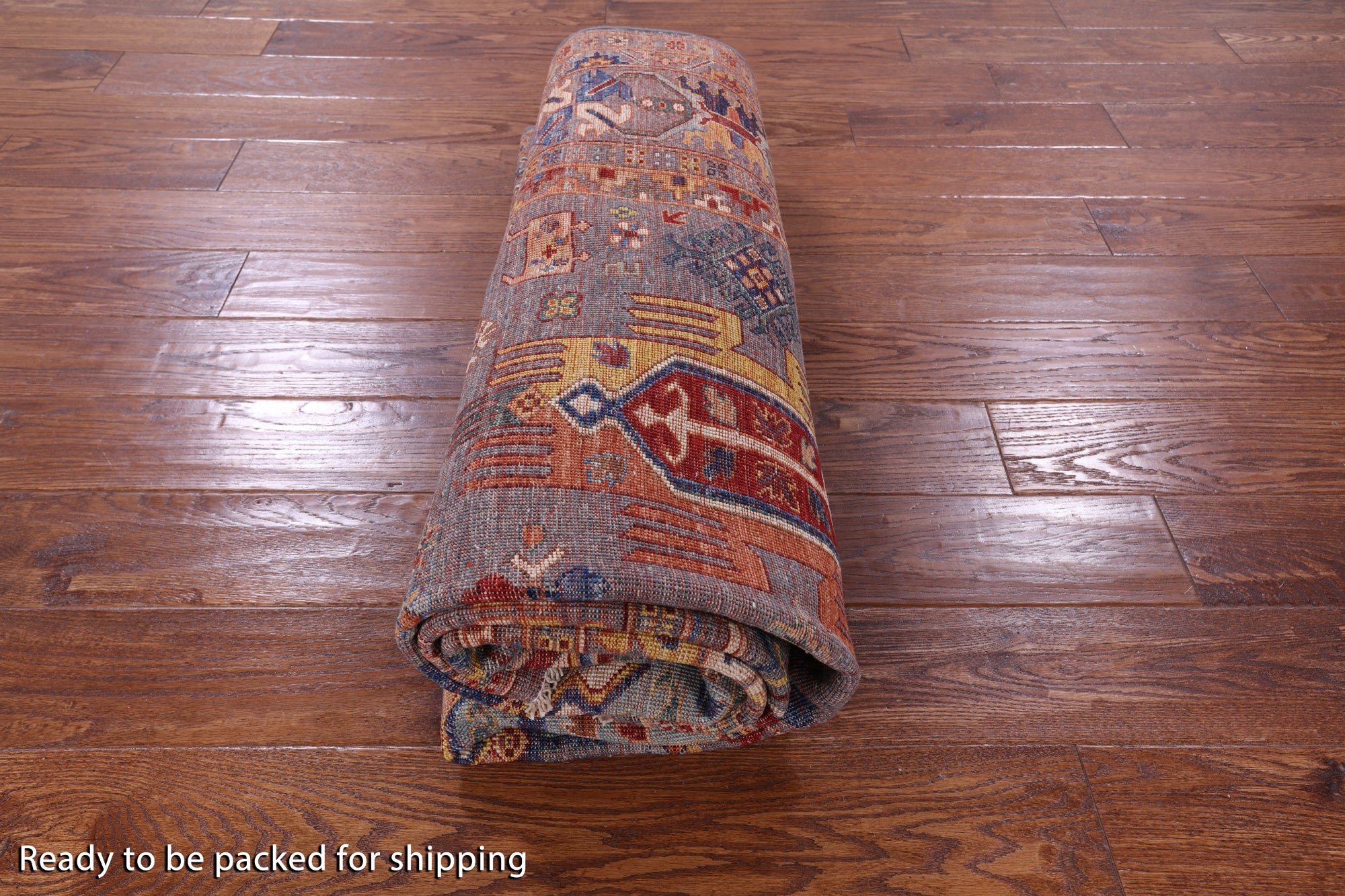 Turkmen Ersari Handmade Wool Rug - 5' 7" X 7' 8" - Golden Nile