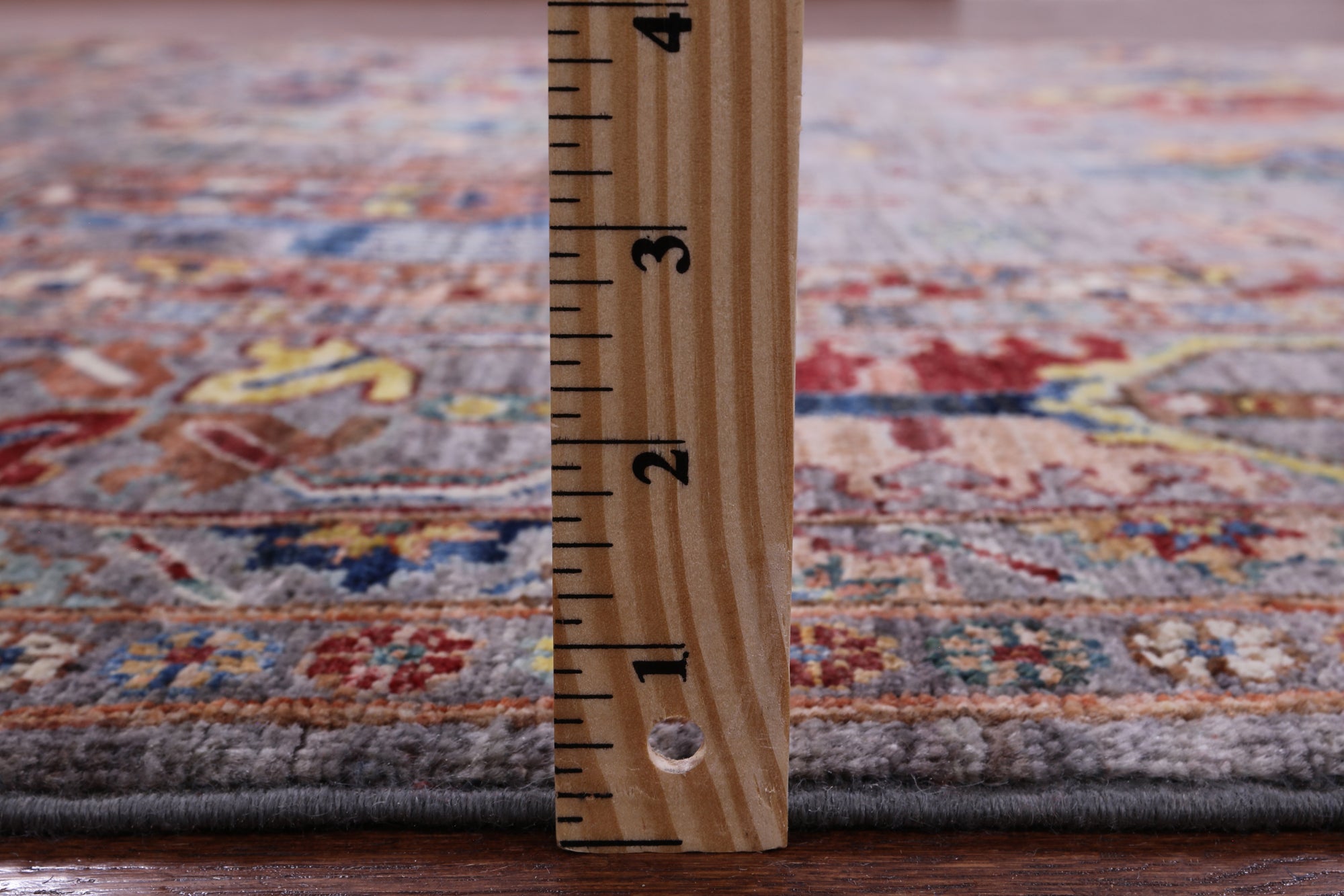 Turkmen Ersari Handmade Wool Rug - 5' 7" X 7' 8" - Golden Nile