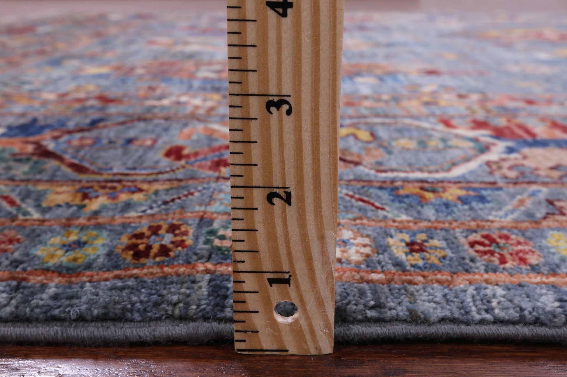 Turkmen Ersari Hand Knotted Wool Rug - 5' 8" X 7' 8" - Golden Nile