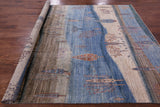 Tribal Persian Gabbeh Hand Knotted Wool Rug - 7' 10" X 9' 8" - Golden Nile