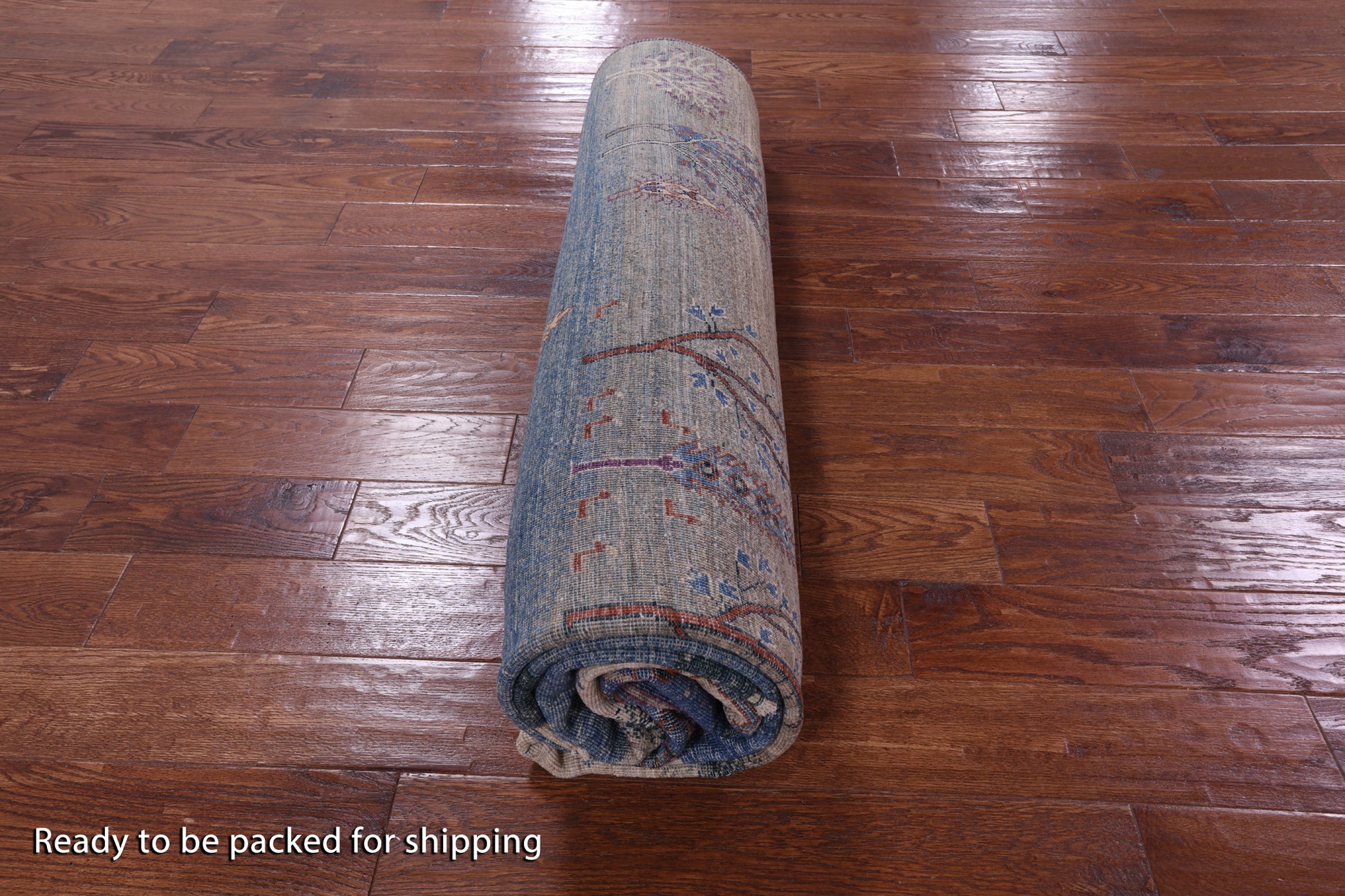 Tribal Persian Gabbeh Hand Knotted Wool Rug - 7' 10" X 9' 8" - Golden Nile