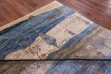 Tribal Persian Gabbeh Hand Knotted Wool Rug - 7' 10" X 9' 8" - Golden Nile