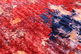 Abstract Modern Handmade Wool Rug - 8' 5" X 11' 9" - Golden Nile