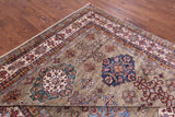 Super Kazak Hand Knotted Wool Rug - 9' 1" X 12' 1" - Golden Nile