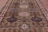 Super Kazak Hand Knotted Wool Rug - 9' 1" X 12' 1" - Golden Nile