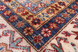 Super Kazak Hand Knotted Wool Rug - 9' 1" X 12' 1" - Golden Nile