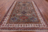 Super Kazak Handmade Wool Rug - 8' 11" X 12' 1" - Golden Nile