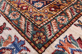 Super Kazak Handmade Wool Rug - 8' 11" X 12' 1" - Golden Nile