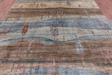 Tribal Persian Gabbeh Hand Knotted Wool Rug - 8' 9" X 11' 7" - Golden Nile