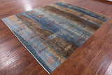 Tribal Persian Gabbeh Hand Knotted Wool Rug - 8' 3" X 9' 9" - Golden Nile
