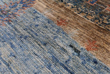 Tribal Persian Gabbeh Hand Knotted Wool Rug - 8' 3" X 9' 9" - Golden Nile