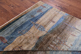 Tribal Persian Gabbeh Hand Knotted Wool Rug - 8' 3" X 9' 9" - Golden Nile
