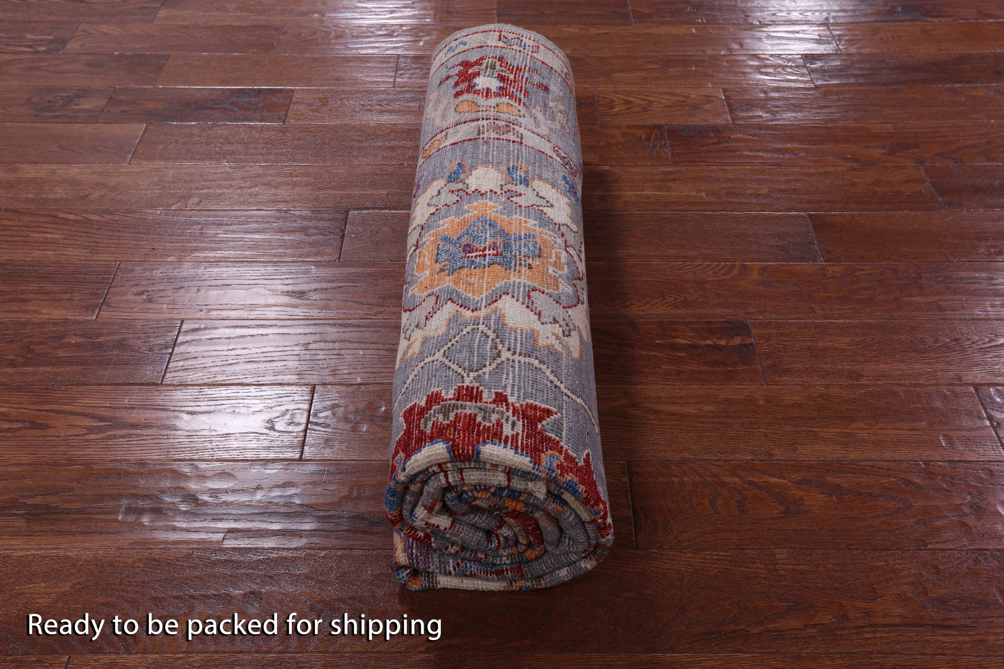 Grey Turkish Oushak Hand Knotted Wool Rug - 5' 9" X 8' 3" - Golden Nile