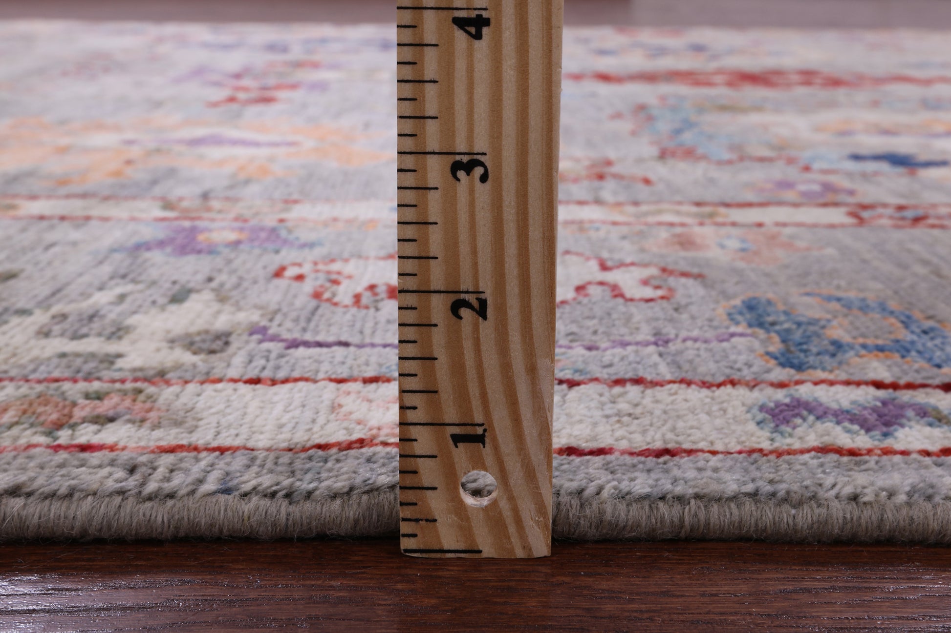 Grey Turkish Oushak Hand Knotted Wool Rug - 5' 8" X 8' 4" - Golden Nile