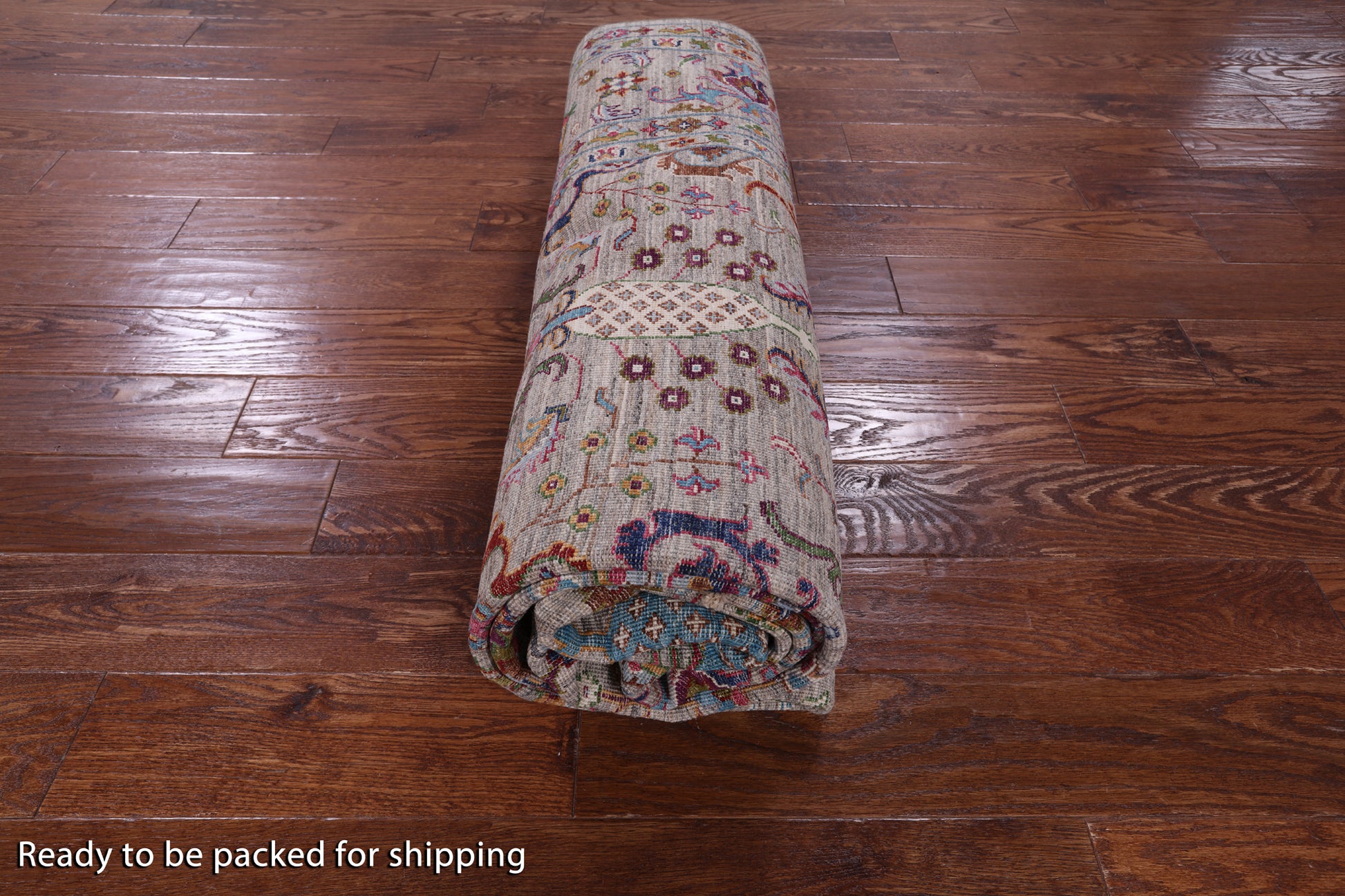 Peshawar Hand Knotted Wool Rug - 6' 8" X 10' 0" - Golden Nile