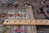 Peshawar Hand Knotted Wool Rug - 6' 8" X 10' 0" - Golden Nile