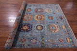Turkmen Ersari Hand Knotted Wool Rug - 6' 8" X 10' 2" - Golden Nile