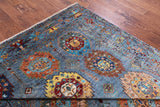 Turkmen Ersari Hand Knotted Wool Rug - 6' 8" X 10' 2" - Golden Nile