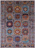 Turkmen Ersari Hand Knotted Wool Rug - 5' 10" X 8' 0" - Golden Nile