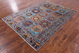 Turkmen Ersari Hand Knotted Wool Rug - 5' 10" X 8' 0" - Golden Nile